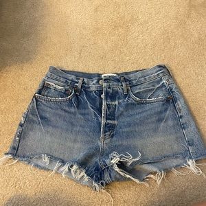Agolde size 27 Blue Parker short